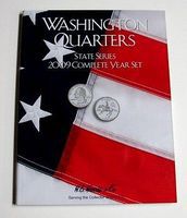HE-Harris 2009 Complete Year Washington State Quarters Coin Folder Coin Collecting Book and Supply #2384 HE-Harris 2009 Complete Year Washington State Quarters Coin Folder Coin Collecting Book and Supply #2384