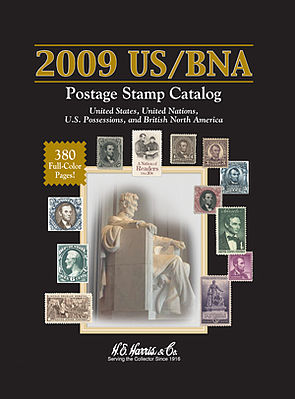 HE-Harris 2009 US/BNA Postage Stamp Catalog (Hardback Spiral Bound) Stamp Collecting Supply #26555