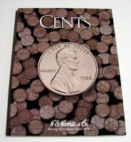 HE-Harris Cents Plain Coin Folder Coin Collecting Book and Supply #2676 HE-Harris Cents Plain Coin Folder Coin Collecting Book and Supply #2676
