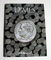 HE-Harris Dimes Plain Coin Folder Coin Collecting Book and Supply #2686 HE-Harris Dimes Plain Coin Folder Coin Collecting Book and Supply #2686