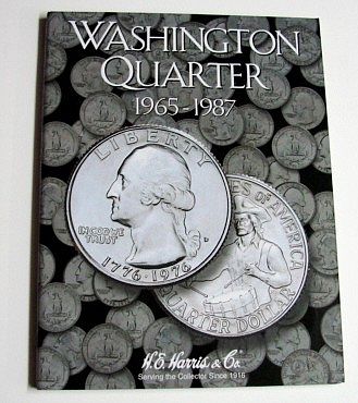 Harris Coin Folder # 2690 Washington quarters #3 1965-1987 H.E