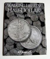HE-Harris Walking Liberty Half Dollar 1916-1936 Coin Folder Coin Collecting Book and Supply #2693 HE-Harris Walking Liberty Half Dollar 1916-1936 Coin Folder Coin Collecting Book and Supply #2693