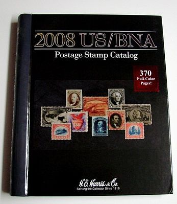 HE-Harris 2008 US/BNA Postage Stamp Catalog (Hardback Spiral-Bound) Stamp Collecting Supply #3955