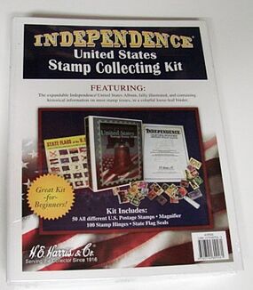 HE-Harris Independence US Stamp Collecting Kit Stamp Collecting Supply #l174 HE-Harris Independence US Stamp Collecting Kit Stamp Collecting Supply #l174