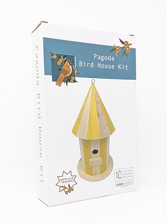 Hobby-Express Pagoda Bird House Kit Wooden Bird House Kit #60005