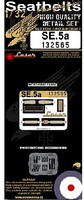 HGW-Models 1/32 Se5a Seatbelts for Wingnut Wings (Fabric/Photo-Etch Buckles) HGW-Models 1/32 Se5a Seatbelts for Wingnut Wings (Fabric/Photo-Etch Buckles)