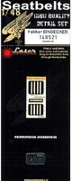 HGW-Models 1/48 Fokker Eindecker Seatbelts for EDU (Plastic/Photo-Etch Buckles) HGW-Models 1/48 Fokker Eindecker Seatbelts for EDU (Plastic/Photo-Etch Buckles)