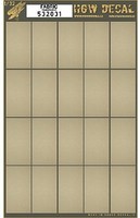 HGW-Models 1/32 Canvas Fabric-Type w/Transparent Base, 20-segments 60mmx32mm (7''x10'') (Decals) HGW-Models 1/32 Canvas Fabric-Type w/Transparent Base, 20-segments 60mmx32mm (7''x10'') (Decals)