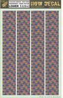 HGW-Models 1/32 4-Color Lozenge Lower, Faded Canvas Fabric-Type w/Transparent Base (7''x10'') (Decals) HGW-Models 1/32 4-Color Lozenge Lower, Faded Canvas Fabric-Type w/Transparent Base (7''x10'') (Decals)