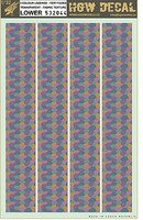 HGW-Models 1/32 5-Color Lozenge Lower, Faded Canvas Fabric-Type w/Transparent Base (7''x10'') (Decals) HGW-Models 1/32 5-Color Lozenge Lower, Faded Canvas Fabric-Type w/Transparent Base (7''x10'') (Decals)