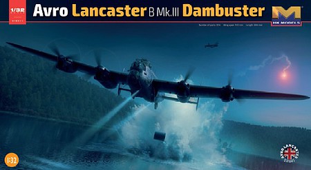 HK-Models Avro Lancaster B Mk III Dambuster Bomber Plastic Model Airplane Kit 1/32 Scale #01e011