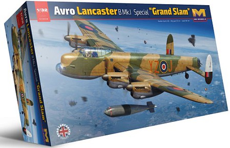 HK Models Avro Lancaster B Mk I Grand Slam Bomber -- Plastic Model