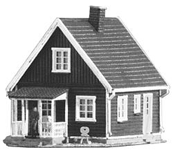 Heljan American Farm House Kit HO Scale Model Railroad Building #301