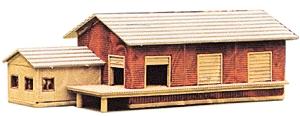 Heljan Small Freight Station Kit N Scale Model Building #641