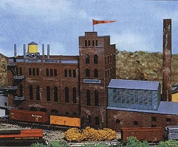 Heljan Brewery Kit N Scale Model Railroad Building #678