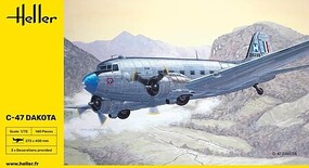 Heller 1/48 C47 Dakota Aircraft (Re-Issue)