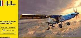 Heller Platus PC6 B2/H2 Turbo Porter Plastic Model Airplane Kit 1/48 Scale #30410