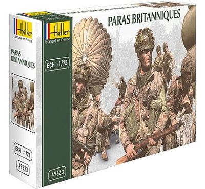 Heller British Paratroopers Plastic Model Military Figure Kit 1/72 Scale #49623
