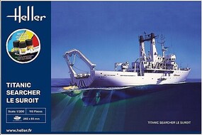 Heller Titanic Searcher starter set Plastic Model Sailing Ship Kit 1/200 Scale #56615