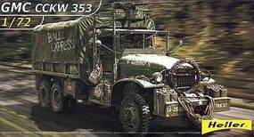 Heller GMC CCKW 353 Military Truck Plastic Model Military Vehicle Kit 1/72 Scale #79996
