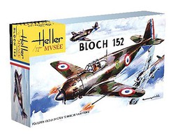 Heller Bloch 152C1 WWII French Fighter Plastic Model Airplane Kit 1/72 Scale #80211 Heller Bloch 152C1 WWII French Fighter Plastic Model Airplane Kit 1/72 Scale #80211