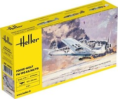 Heller Focke Wulf Fw190A/F Aircraft Plastic Model Airplane Kit 1/72 Scale #80235