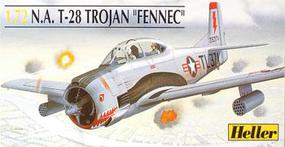 Heller NA T28 Fennec/Trojan Plastic Model Airplane Kit 1/72 Scale #80279