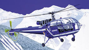 Heller SA 316 Alouette III Plastic Model Helicopter Kit 1/72 Scale #80286