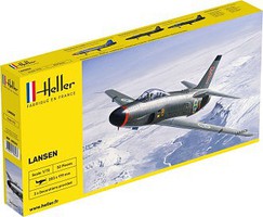 Heller Lansen Two-Seater Swedish AF Plastic Model Airplane Kit 1/72 Scale #80343