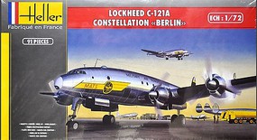 Heller C121A Constellation Berlin Plastic Model Airplane Kit 1/72 Scale #80382