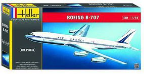 Heller B707 Air France Commercial Airliner Plastic Model Airplane Kit 1/72 Scale #80452