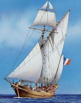 Heller Corsair Single Masted Sailing Ship Plastic Model Sailing Ship Kit 1/150 Scale #80616 Heller Corsair Single Masted Sailing Ship Plastic Model Sailing Ship Kit 1/150 Scale #80616