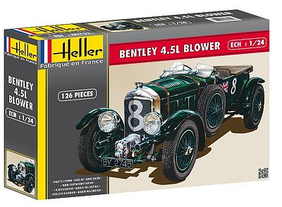 Heller Bentley 4.5L Blower Race Car Plastic Model Car Kit 1/24 Scale #80722