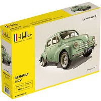 Heller Renault 4 CV 4-Door Car Plastic Model Car Kit 1/24 Scale #80762