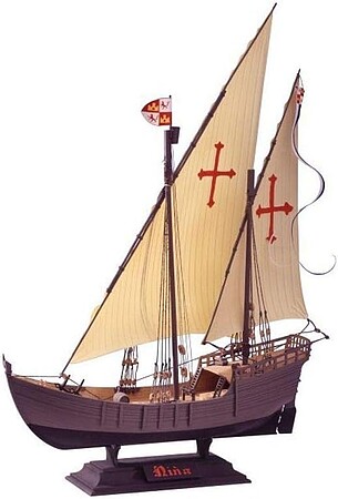 Heller Nina Sailing Ship Plastic Model Sailing Ship Kit 1/75 Scale