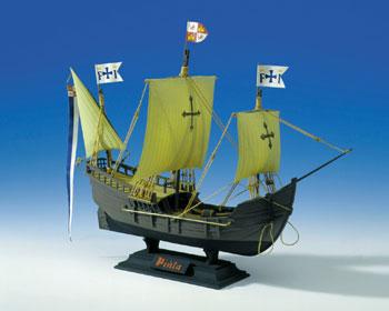 Heller Pinta Sailing Ship Plastic Model Sailing Ship Kit 1/75 Scale #80816