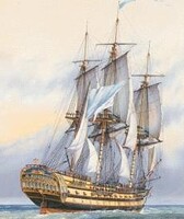 Heller Le Glorieux Sailing Ship