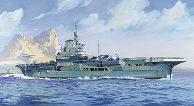 military boat WS8 HMS Illustrious Aircraft Carrier 1:1250 battleship IXO 