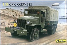 Heller GMC CCKW 353 Plastic Model Military Vehicle 1/35 Scale #81121