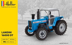 Heller Landini 16000 DT Farm Tractor Plastic Model Tractor Kit 1/24 Scale #81403
