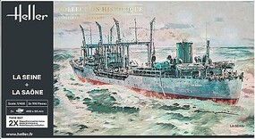 Heller La Siene&La Saone ships 1-400