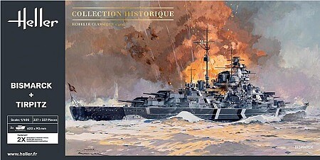 Heller Bismark&Tirpitz collection 1-400
