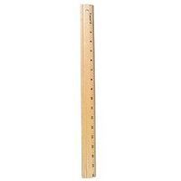 18'' Beveled Wood Ruler w/Metal Edge