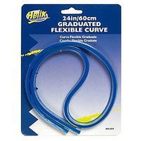 Helix-Art 24''/60cm Graduated Flexible Curve Ruler Helix-Art 24''/60cm Graduated Flexible Curve Ruler