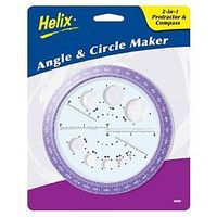 Helix-Art Angles & Circles Maker (2-in-1 Protractor & Compass) Helix-Art Angles & Circles Maker (2-in-1 Protractor & Compass)