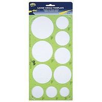 Helix-Art Large Circles (10) Plastic Template Helix-Art Large Circles (10) Plastic Template