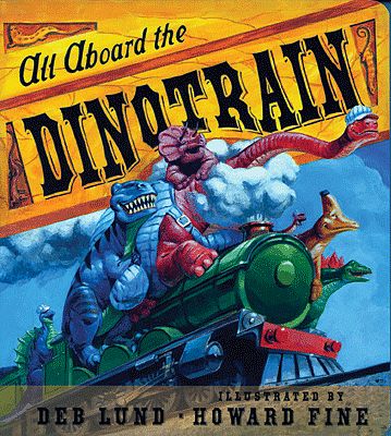 Heimburger All Aboard the Dinotrain Board Book Model Railroading Book #204