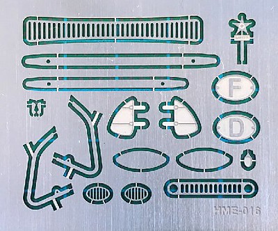 Highlight VW Beetle Detail Set 2 for TAM Plastic Model Vehicle Accessory Kit 1/24-1/25 Scale #16