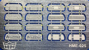 Highlight 1/24-1/25 VW Valve Cover Set (16) for TAM Highlight 1/24-1/25 VW Valve Cover Set (16) for TAM