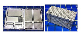 Diamond Plated Truck Bed Tool Box Plastic Model Vehicle Accessory Kit 1/24-1/25 Scale #29